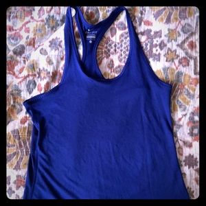 Dry Fit Nike Tank, large blue with logos